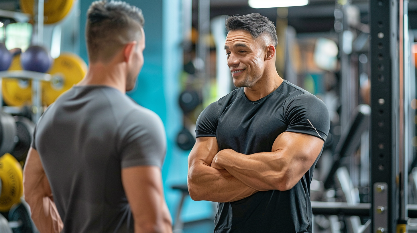 Група людей різного віку займається фітнесом