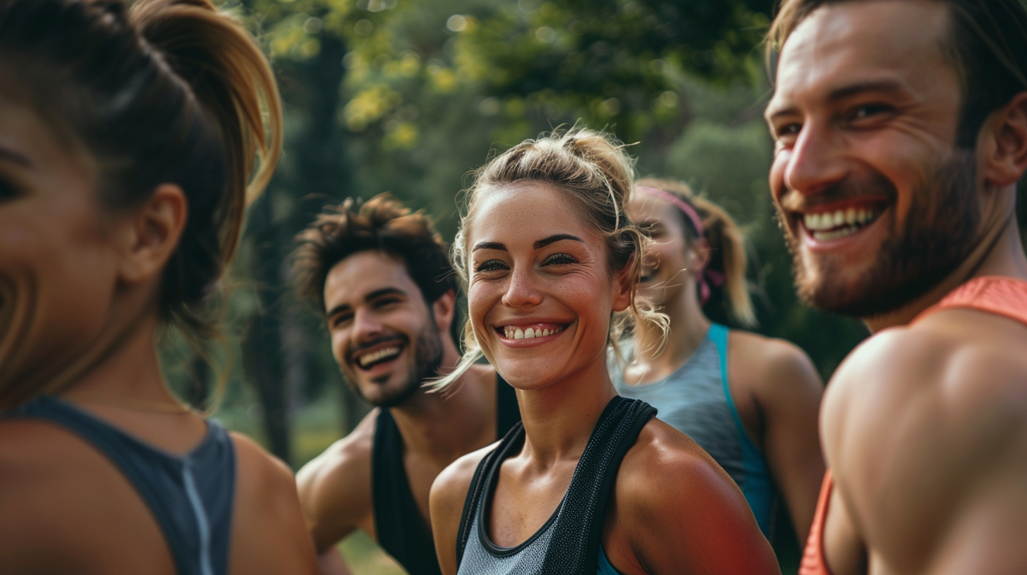 Група людей після тренування
